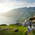 Hiking at Slieve League in Donegal