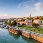 Belgrade, the capital of Serbia, sits along the Sava river