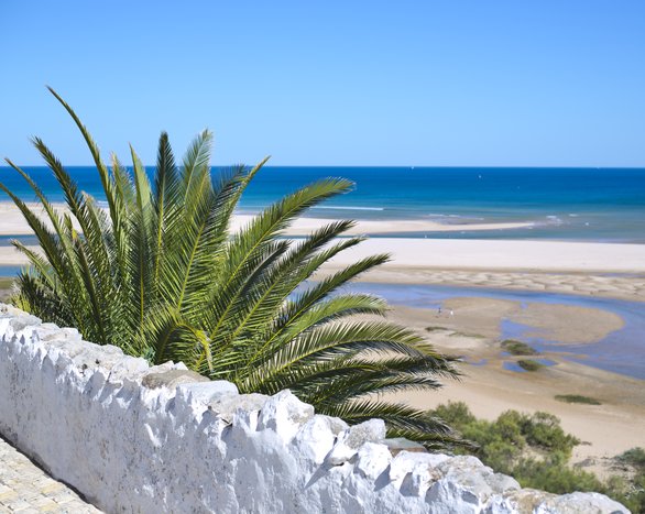 Cacela Velha at low tide