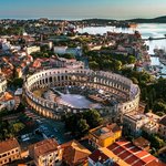 Pula's Roman Arena, a mini Colosseum 