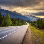 Icefields Parkway in the Canadian Rockies
