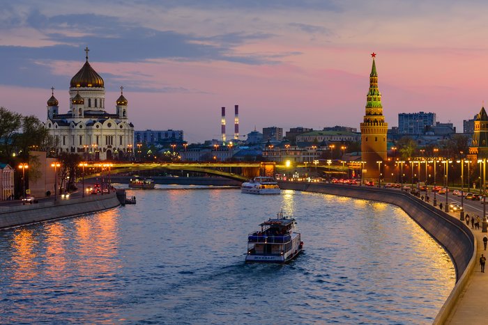 Moskva River, Moscow