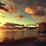 Sunset at the southernmost point of the continental US