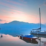 Lake Annecy at sunset