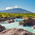 Take to the outdoors in December to see Osorno Volcano as you hike in Chile's Lake District