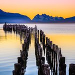 Puerto Natales at Sunset