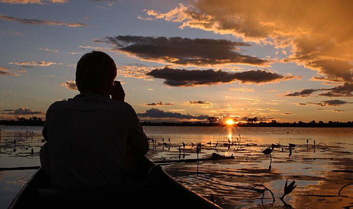 Overlooking Chobe River in Botswana