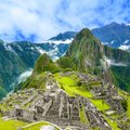 View of Machu Picchu citadel from Machu Picchu Mountain