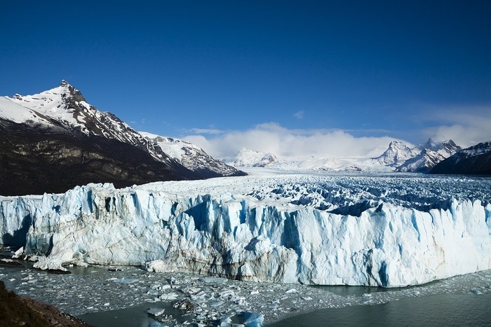 Beautiful vistas of glaciers in Argentine Patagonia