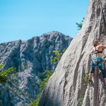  Rock climber training in Paklenica National Park