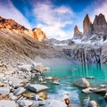 Take in the iconic views of the "towers" of Torres del Paine National Park in Patagonia