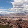 Looking down on the city of Cusco