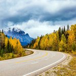 The Icefields Parkway in fall