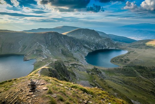 View of the Seven Rila Lakes