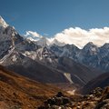 Mount Ama Dablam seen from Dingboche Village