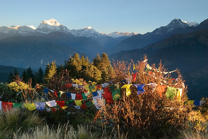 The view of Dhaulagiri from Poon Hill