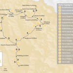 Map of Three Passes Trek: Ultimate Trek in the Everest Region - 22 Days Map of Three Passes Trek: Ultimate Trek in the Everest Region - 22 Days