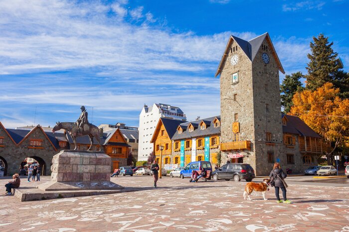 El Centro Civico (Civic Center) in downtown Bariloche, Argentina