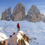 See iconic Dolomites formations like the Tre Cime di Lavaredo