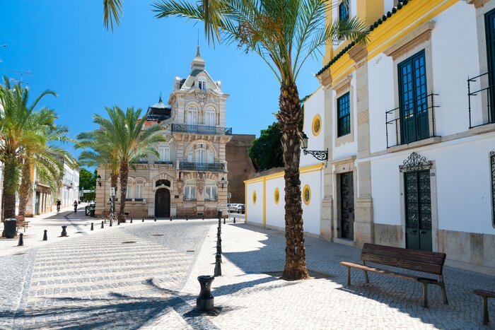 A typical street in the Algarve's regional capital, Faro