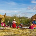 Stay with a local family in the floating islands of Peru's Lake Titicaca 