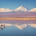 A pristine laguna in the Atacama Desert, Chile