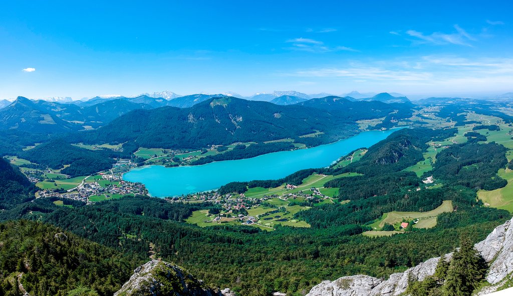 Lake Fuschl in Austria's stunning Salzkammergut