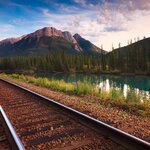 Rails in the Canadian Rockies