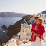 Views of the caldera from Santorini
