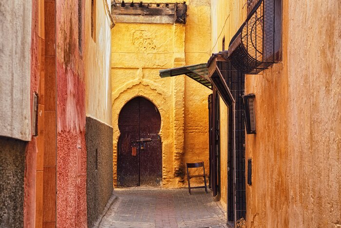 Wander the narrow streets of imperial city Meknes' historic medina
