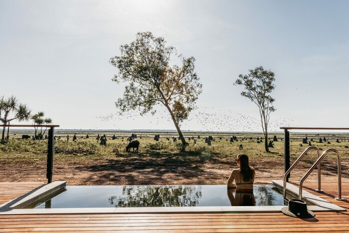 Stay three nights at an all-inclusive Australian safari camp in the Northern Territory (photo courtesy of Bamurru Plains)