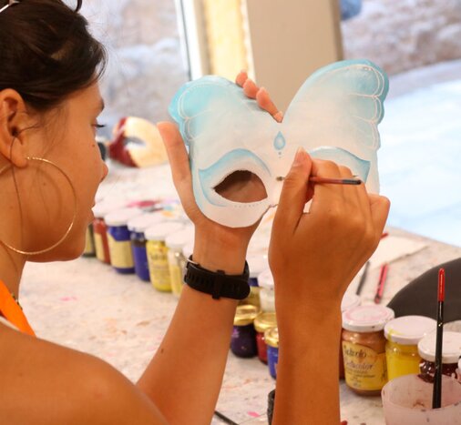 The Art of Venetian Masks: A Family Workshop 