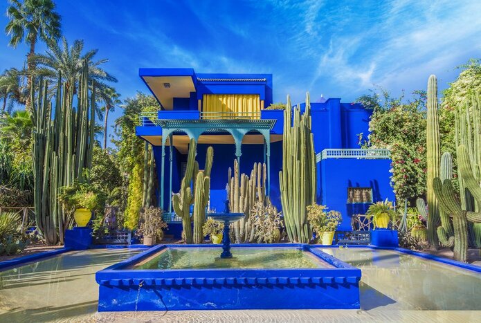 Family Visit to the Majorelle Gardens