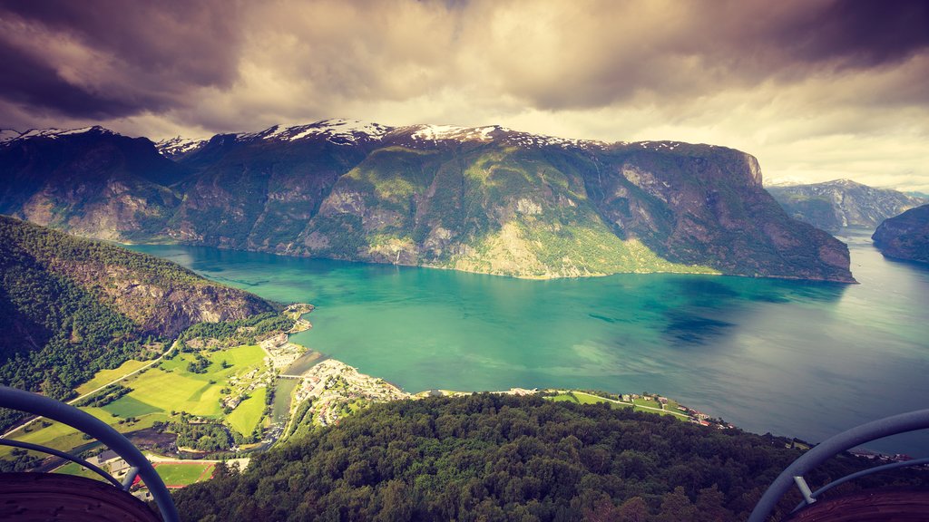 Views from Aurland Valley against the Aurlandsfjord