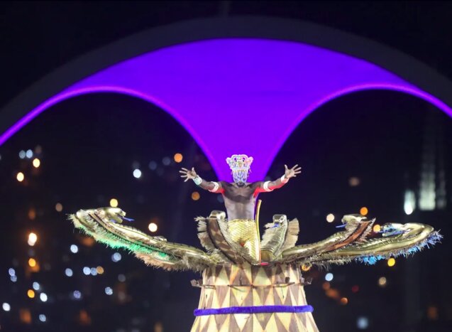 Experience the Rio Carnival from the grandstands of the Sambadrome'