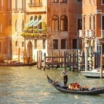 Golden light in Venice