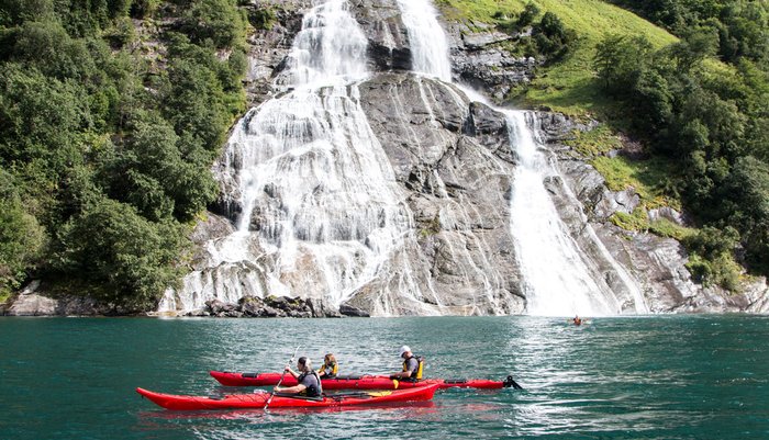 Geirangerfjord Kayak Tour - Seven Sisters Waterfall