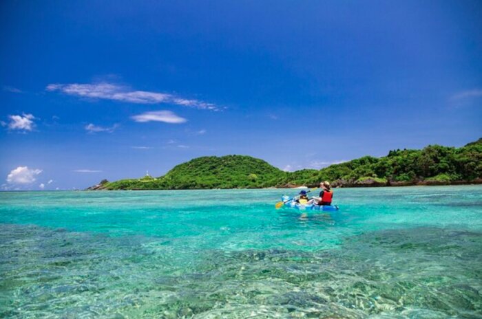  Kabira Bay SUP/Canoe + Blue Cave Snorkeling