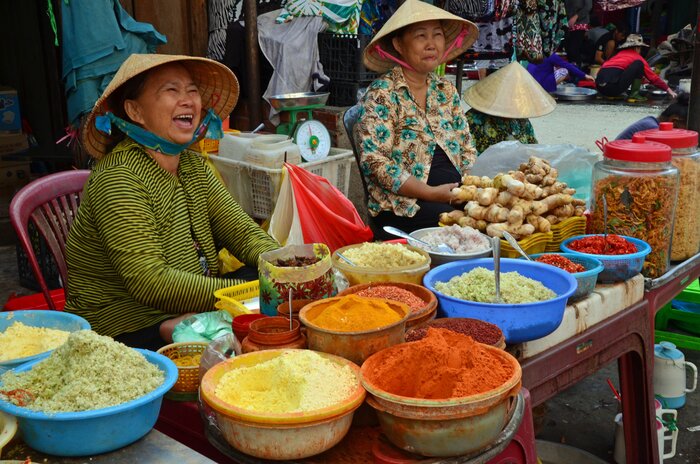 Shop for ingredients and learn how to cook Vietnamese food from local chefs