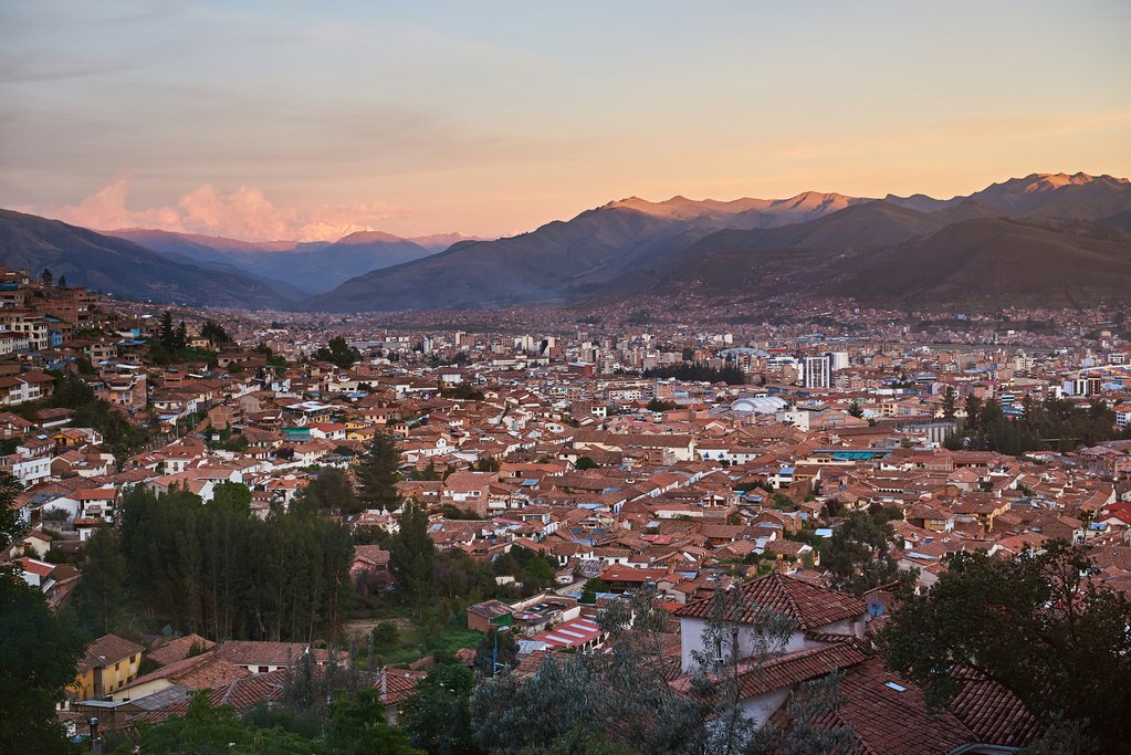 Sunset in Cusco