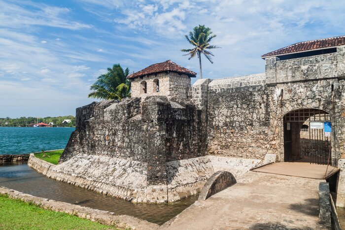 Visit the 17th-century Castle of San Felipe at the mouth to Lake Izabal in eastern Guatemala