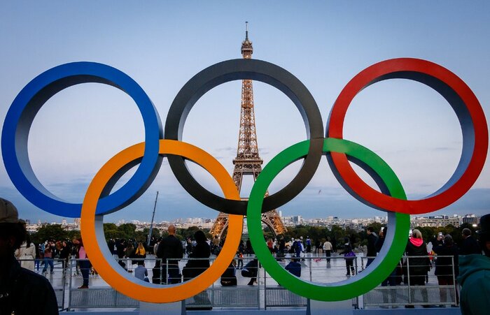 Paris and the Eiffel Tower—Olympics style