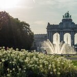 The Cinquantenaire Arch in Brussels, Belgium