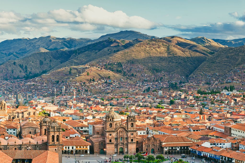 Cusco from the Sacsayhuamán ruins