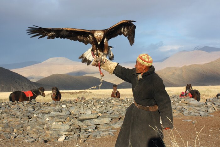 Meet the Kazakh eagle hunters and their majestic golden eagles
