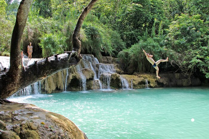  Half day Local Farm Visit and  Kuang Si   Waterfall 
