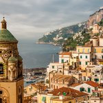 St Andrea Cathedral and the panoramic views of Amalfi coast