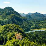 Hohenschwangau Castle in the Bavarian Alps