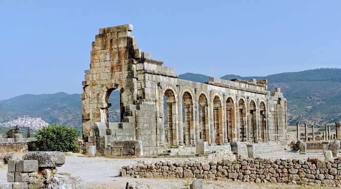 Transfer to Fes: Volubilis, Moulay Idriss & Meknes