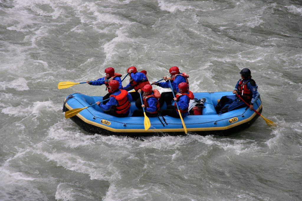 Whitewater rafting in the Cariboo Chilcotin